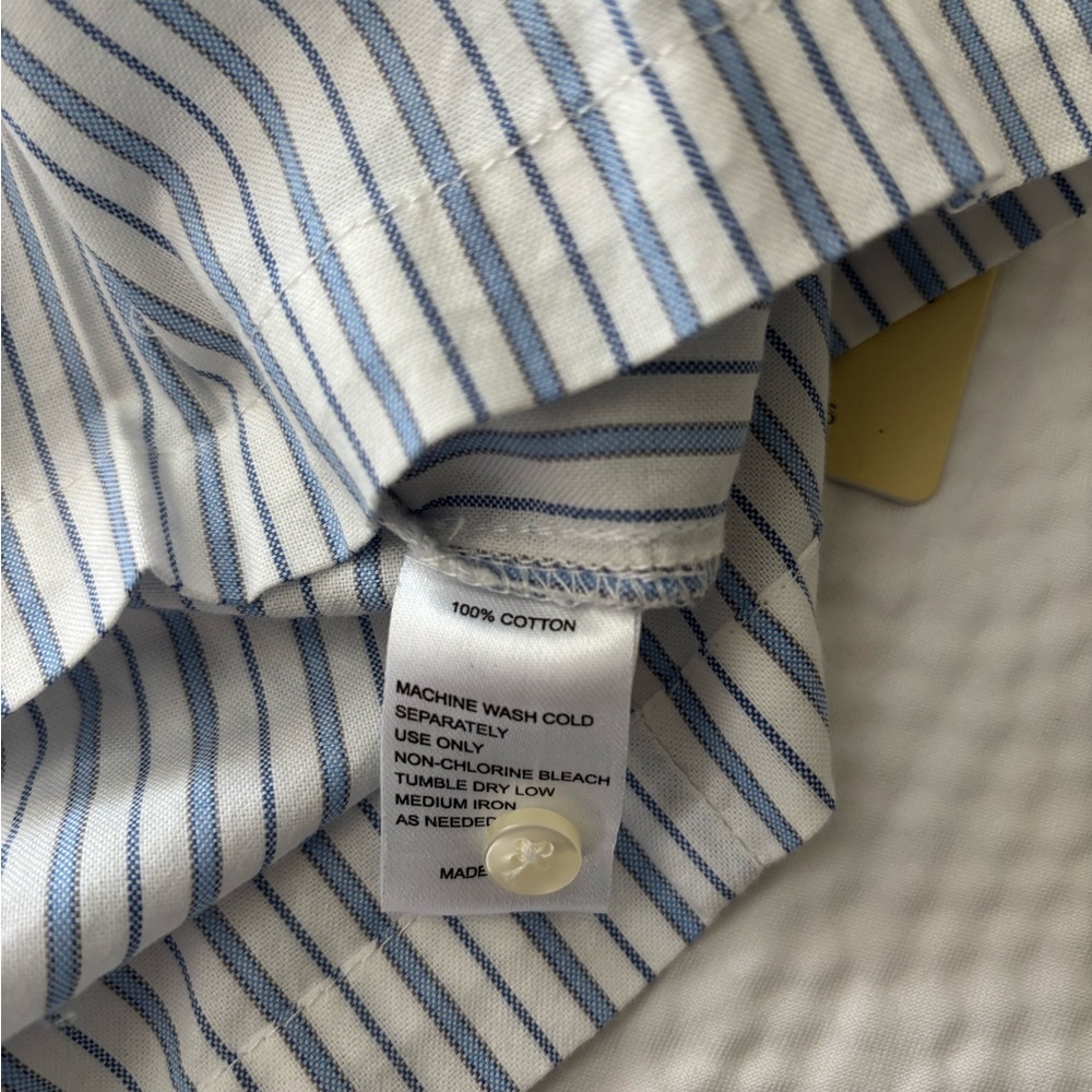 Trovata Beachy Coastal Striped Oversized Shirt - Picture 9 of 11